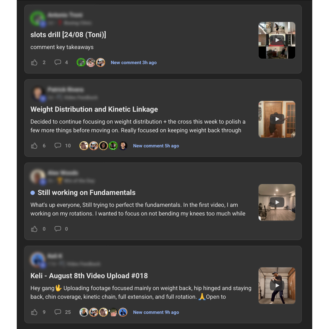 Private Boxing Community Access